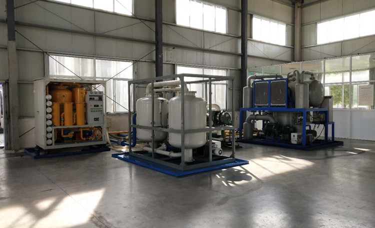 ZJA9高效雙級真空濾油機安徽凱奧新能股份有限公司使用現場